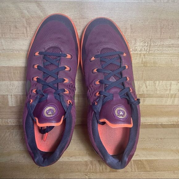Nike Kobe 9 IX EM Deep Garnet GS Hyper Crimson 653593-601 Size 6.5Y Womens 8 - Picture 4 of 7